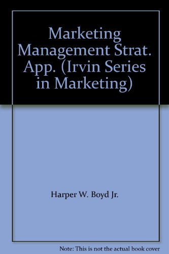 9780256084009: Marketing Management: A Strategic Approach