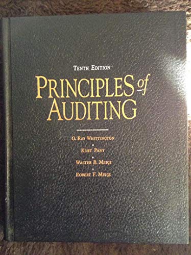 9780256084085: Principles of Auditing