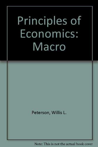 Stock image for Principles of Economics: Macro for sale by ThriftBooks-Dallas