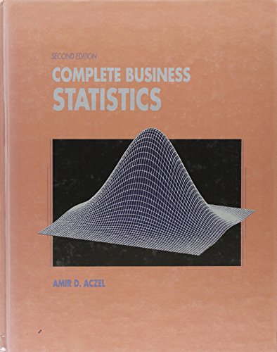 Imagen de archivo de Complete Business Statistics a la venta por Better World Books