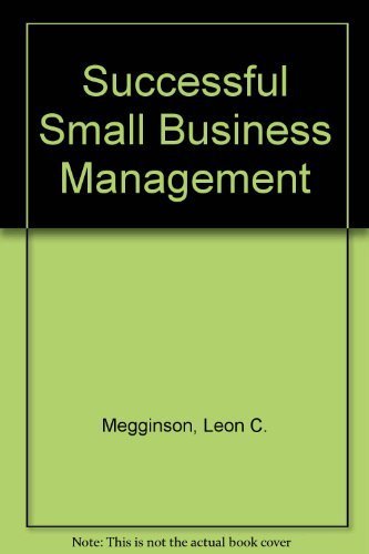 Successful small business management - Leon C. Megginson
