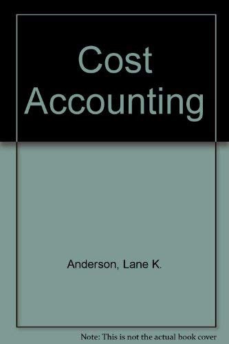 Beispielbild fr Cost Accounting zum Verkauf von Better World Books