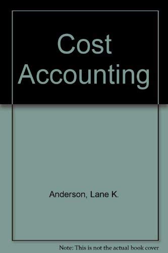 Stock image for Cost Accounting for sale by Better World Books