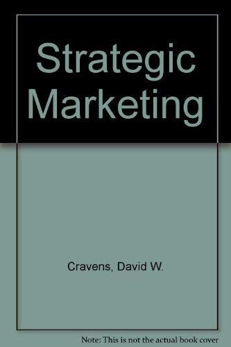 Stock image for Strategic Marketing (Irwin Series in Marketing) for sale by HPB-Red