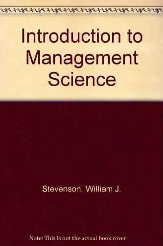 9780256088090: Introduction to Management Science