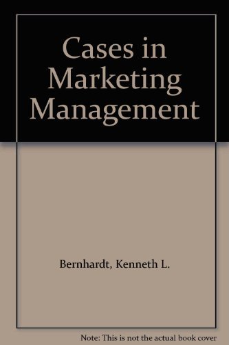 Stock image for Cases in Marketing Management for sale by HPB-Red