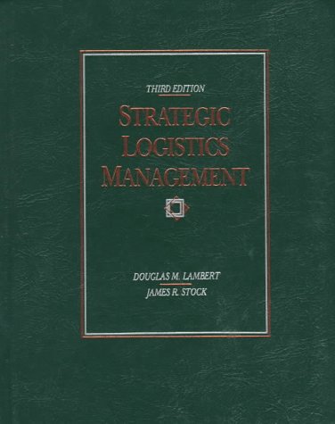 Beispielbild fr Strategic Logistics Management zum Verkauf von Better World Books