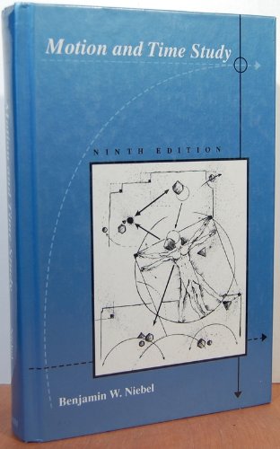 Imagen de archivo de Motion and Time Study a la venta por BooksRun