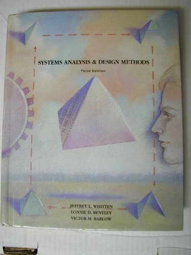 9780256093605: Systems Analysis and Design Methods