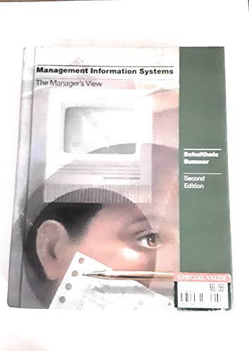 Stock image for Management Information Systems: The Manager's View for sale by SecondSale