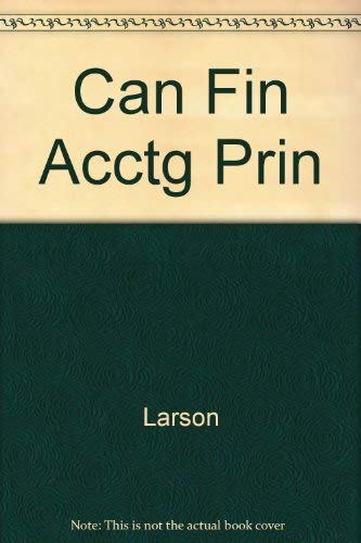 Financial accounting principles (9780256093865) by Larson, Kermit D