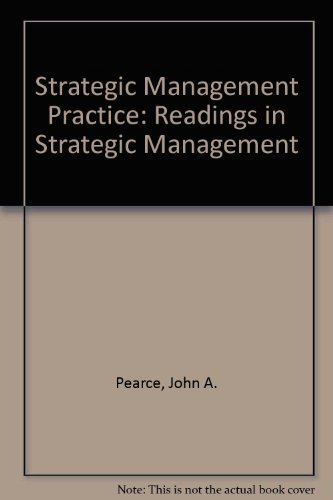 Stock image for Strategic Management Practice: Readings in Strategic Management for sale by AwesomeBooks