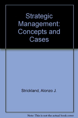 Strategic Management (9780256098631) by Arthur A. Thompson Jr.
