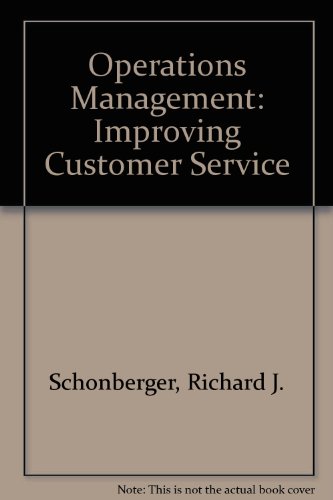 Imagen de archivo de Operations Management: Improving Customer Service a la venta por Phatpocket Limited