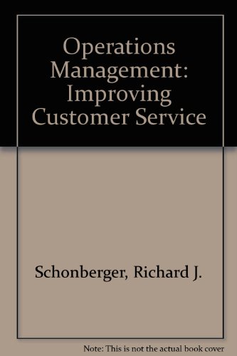 9780256098815: Operations Management: Improving Customer Service