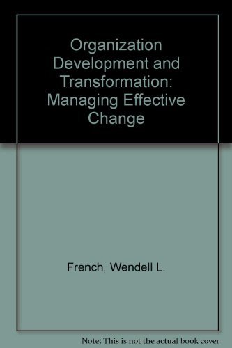 Immagine dell'editore per Organization Development and Transformation: Managing Effective Change venduto da Robinson Street Books, IOBA