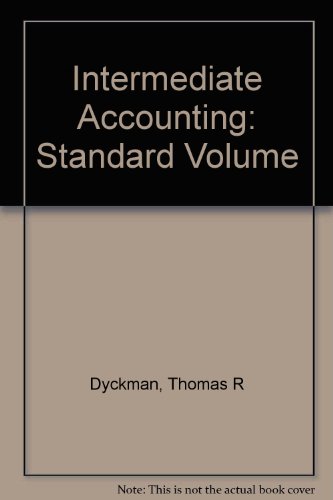 Stock image for Intermediate Accounting (Standard Volume) for sale by gearbooks