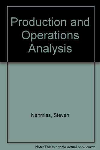 9780256106640: Production and Operations Analysis