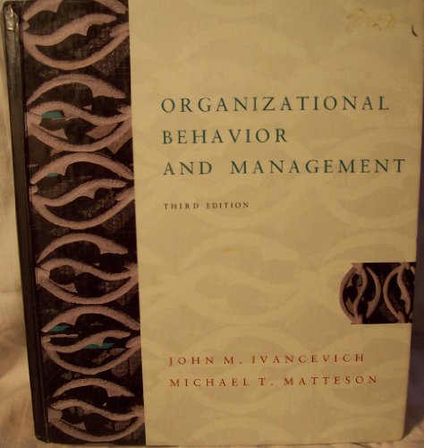 Stock image for Organizational Behavior and Management for sale by Wonder Book