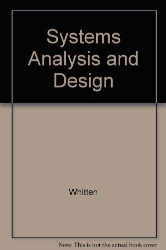 Stock image for Systems Analysis and Design Methods - Fifth Edition for sale by Books@Ruawai