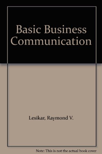Stock image for Basic Business Communication for sale by NEPO UG