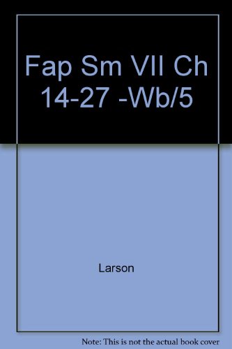 9780256113709: Fap Sm VII Ch 14-27 -Wb/5