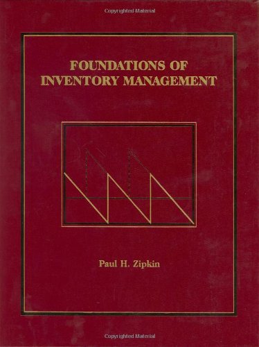 Stock image for Foundations of Inventory Management for sale by Front Cover Books