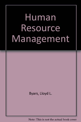 9780256116458: Human Resource Management