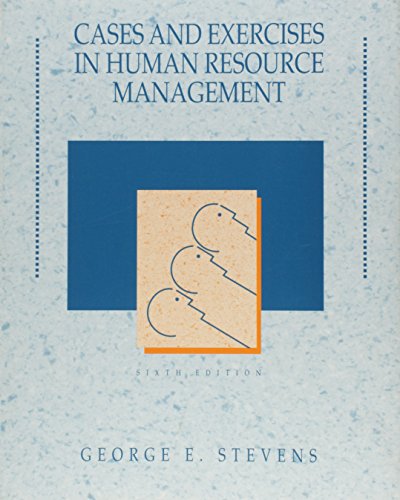 Stock image for Cases and Exercises in Human Resource Management for sale by Better World Books