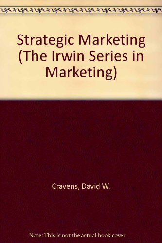 Beispielbild fr Strategic Marketing (The Irwin Series in Marketing) zum Verkauf von AwesomeBooks