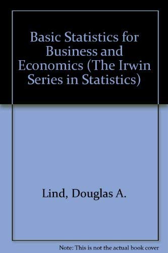 Imagen de archivo de Basic Statistics for Business and Economics a la venta por Better World Books