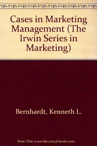 Stock image for Cases in Marketing Management for sale by Better World Books