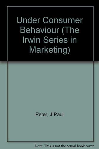 Stock image for Understanding Consumer Behavior (The Irwin Series in Marketing) for sale by Wonder Book