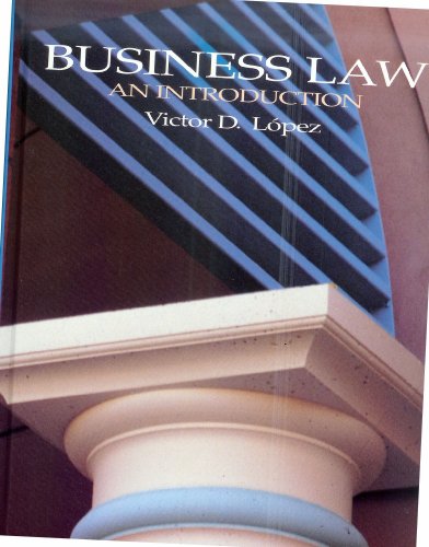 Beispielbild fr Business Law: An Introduction zum Verkauf von medimops