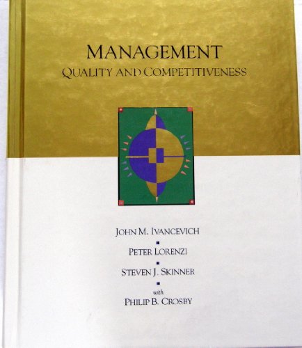 Stock image for Management: Quality and Competitiveness for sale by SecondSale