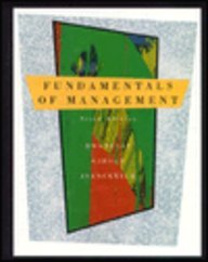 Beispielbild fr Fundamentals of Management zum Verkauf von Mispah books