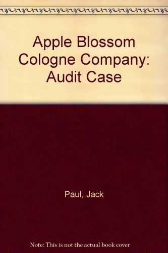 Stock image for Apple Blossom Cologne Company: Audit Case for sale by ThriftBooks-Atlanta
