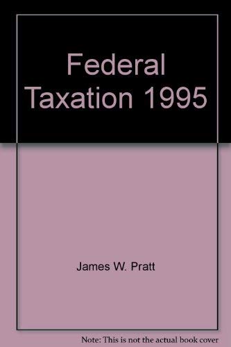 Stock image for Federal Taxation 1995 for sale by HPB-Red