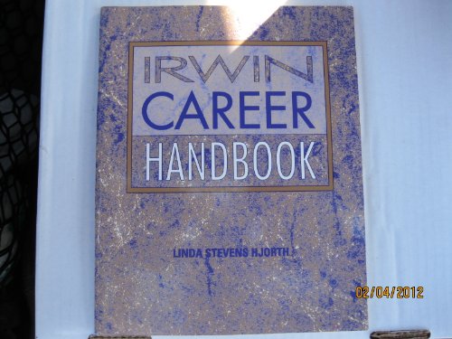 9780256127737: Irwin Career Handbook