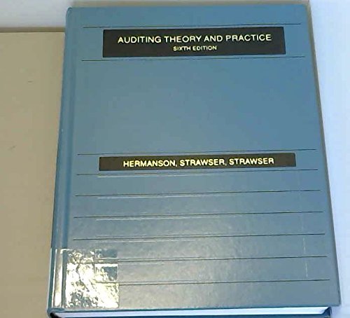 Stock image for Auditing Theory and Practice for sale by Red's Corner LLC
