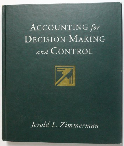 Stock image for Accounting for Decision Making and Control for sale by Solr Books