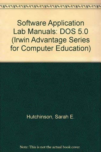 Stock image for DOS 5.0 for sale by a2zbooks