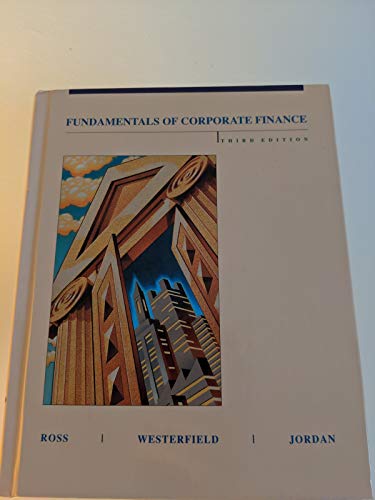 Beispielbild fr Fundamentals of Corporate Finance zum Verkauf von Better World Books