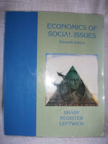 Imagen de archivo de Economics of Social Issues (Irwin Series in Economics) a la venta por HPB-Red