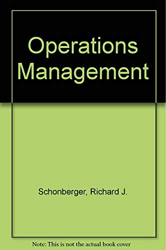 Imagen de archivo de Operations Management a la venta por Bookmans