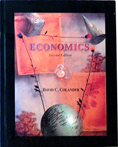 Economics (Irwin Series in Economics) (9780256137996) by Colander, David C.