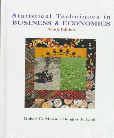 Stock image for Statistical Techniques in Business and Economics for sale by Better World Books