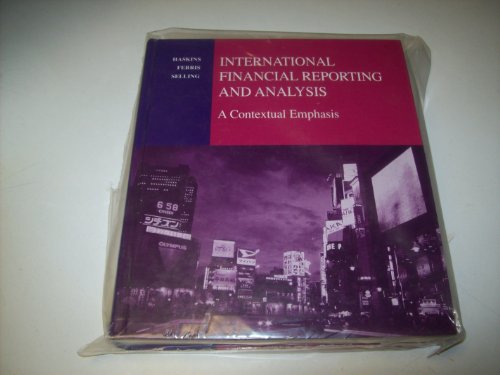 Beispielbild fr International Financial Reporting and Analysis: A Contextual Emphasis zum Verkauf von Buchpark