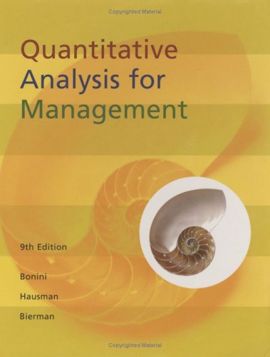 Beispielbild fr Quantitative Analysis For Management zum Verkauf von HPB-Red