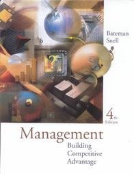 9780256140538: Management: Building Competitive Advantage